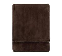 Furn Kallu Double-Sided Plain Faux-Fur Throw | Multiple Colours & Sizes