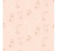Furn Kindred Wallpaper - Blush Pink - One Size - Blush Pink - 100% Mixed