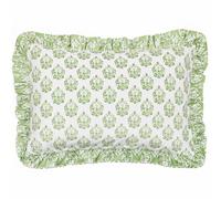 furn. Krissa Block Printed Velvet Cushion
