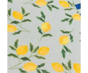Furn Lemon Placemat (Pack of 4) - Blue/Yellow - One Size - Blue/Yellow - 100% Mixed