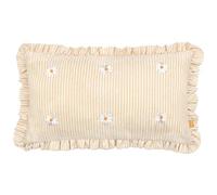 furn. Les Fleurs Embroidered Ruffle Cushion Cover - Daises - 30x50cm