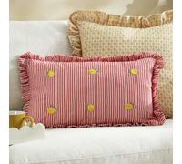 furn Les Fruites Lemons Cushion - Red - 30x50cm