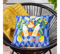 Furn. Limoncello Abstract Polyester Filled Outdoor Cushion