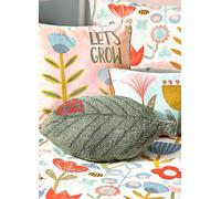 furn. Little Nature Leaf Shaped Cushion Green