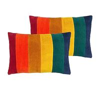 furn. little Rainbow Polyester Filled Cushions Twin Pack