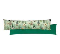 furn. Lodge Wood Forest Velvet Draught Excluder Case, 20 x 92cm
