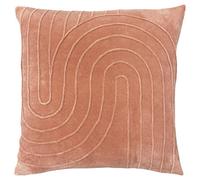 Furn. Magnata Square Pleated Velvet Cushion Cover