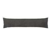 Furn Draught Excluder Cover Malham Boucle Shearling Fleece Dark Grey One Size