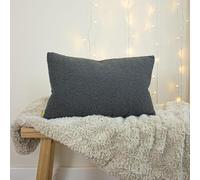 furn. Malham Rectangular Fleece Feather Rich Filled Cushion