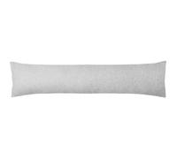 Furn Malham Reversible Boucle Fleece Draught Excluder In Grey Grey
