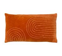 furn. Mangata Polyester Filled Cushion, Cotton, Orange,30 x 60cm