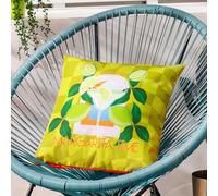 Furn Margarita Abstract Water & Uv Resistant Outdoor Cushion In Lime Lime 43cm x 43cm