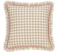 furn. Maude Gingham Cotton Piped Cushion Cover