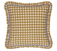 Furn. Maude Gingham Reversible Piped Cushion Cover