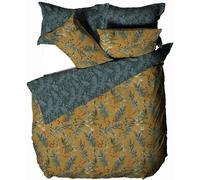 Furn Mazari Duvet Cover Set - Mustard Yellow - Superking - Mustard Yellow - 50% Polyester/50% Cotton