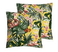 Furn. Medinilla Outdoor Polyester Filled Cushions Twin Pack Mustard, Yellow