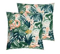 furn. Medinilla Outdoor Polyester Filled Cushions (Twin Pack), Polyester, Sage