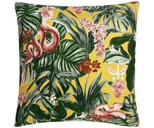 Furn Medinilla Square Outdoor Cushion Cover - Mustard Yellow - One Size - Mustard Yellow - 100% Polyester