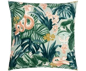 Furn Medinilla Square Outdoor Cushion Cover - Sage - One Size - Sage - 100% Polyester