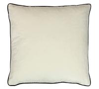 furn. Meridian Polyester Filled Cushion (Ivory/Black - 55 x 55cm)