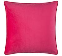 Furn. Meridian Velvet Feather Filled Cushion, Pink,red, 45 X 45Cm