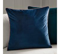 furn. Meridian Polyester Filled Cushion (Petrol/Blush - 45 x 45cm)
