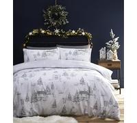 furn Midwinter Toile Snow Bedding Set - Single