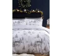 furn Midwinter Toile Snow Bedding Set - Single