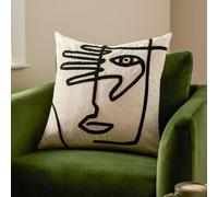 Furn Cushion Mono Face - Linen - 50 x 50 cm
