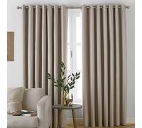 furn. Moon Eyelet Curtains Natural