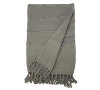 Furn Motti Throw - Grey - One Size - Grey - 75% Cotton/25% Polyester