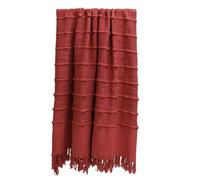 Furn Motti Throw - Red - Red - 180cm x 130cm