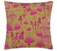 Furn Mushroom Fields Abstract Woven Cushion In Purple Purple 45cm x 45cm