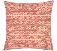 furn. Nomi Feather Filled Cushion, Polyester, Coral