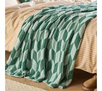 Furn Olsen Geometric Throw In Green Green
