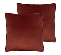 furn. Opulence Twin Pack Feather Filled Cushions, Sunset, 55 x 55cm