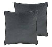 furn. Opulence Twin Pack Polyester Filled Cushions, Granite, 55 x 55cm