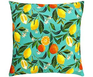 furn. Orange Blossom Outdoor Cushion Cover, Multi, 43 x 43cm