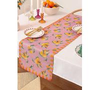 furn. Furn Oranges Indoor/outdoor Table Runner, Pink, 180 X 35Cm