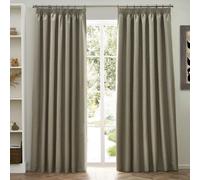 Furn Pencil Pleat Curtains Dawn Blackout Natural W:229xL:183cm