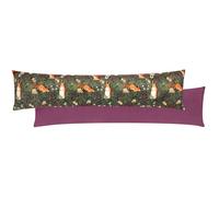 furn. Pineberry Forest Velvet Draught Excluder Case, 20 x 92cm