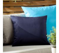 furn. Wrap Plain Garden Outdoor Cushion - UV Resistant Water Resistant Polyester Filled (Navy - 43x43cm)
