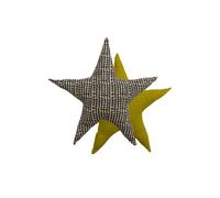 Printed Star Novelty Cushion Furn Pink One Size