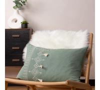 Furn Cushion Pritta - Polyester Filled - Light Green - 40 x 60 cm