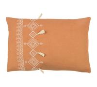 Furn Cushion Pritta Embroidered Tasselled Polyester Filled Brown 40 x 60 cm