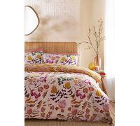 furn. Protea Reversible Duvet Cover Set Violet