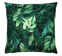 Furn Psychedelic Jungle Print Outdoor Cushion Cover - Green - 43cm x 43cm - Green - 100% Polyester