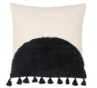 furn. Radian Cushion Cover, Natural/Black, 45 x 45cm