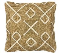 Furn. Roolu Braided Jute Polyester Filled Cushion