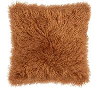 Furn Rowan Faux Fur Cushion Cover - Ginger - 50cm x 50cm - Ginger - 100% Polyester